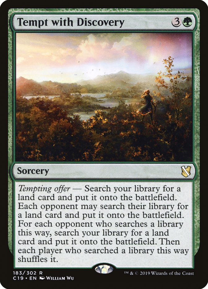 Tempt with Discovery [Commander 2019] (C19 183)