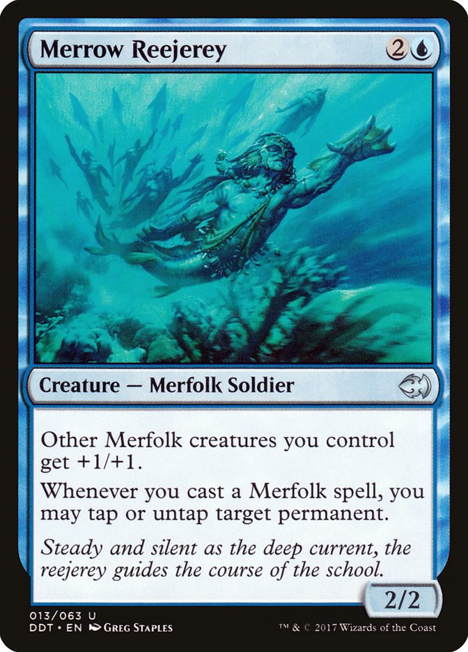 Merrow Reejerey [Duel Decks: Merfolk vs. Goblins] (DDT 13)