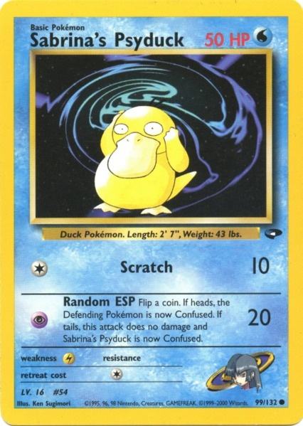 Sabrina's Psyduck (99/132) [Gym Challenge]