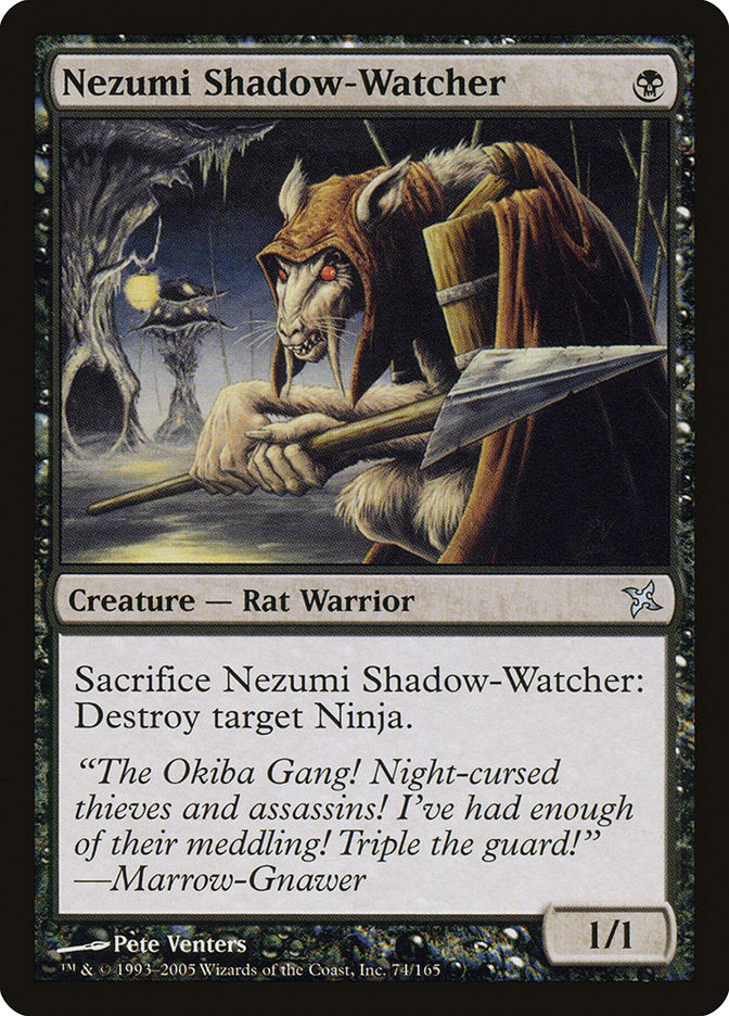 Nezumi Shadow-Watcher [Betrayers of Kamigawa] (BOK 74)