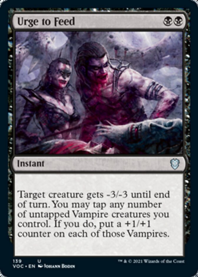Urge to Feed [Innistrad: Crimson Vow Commander] (VOC 139)