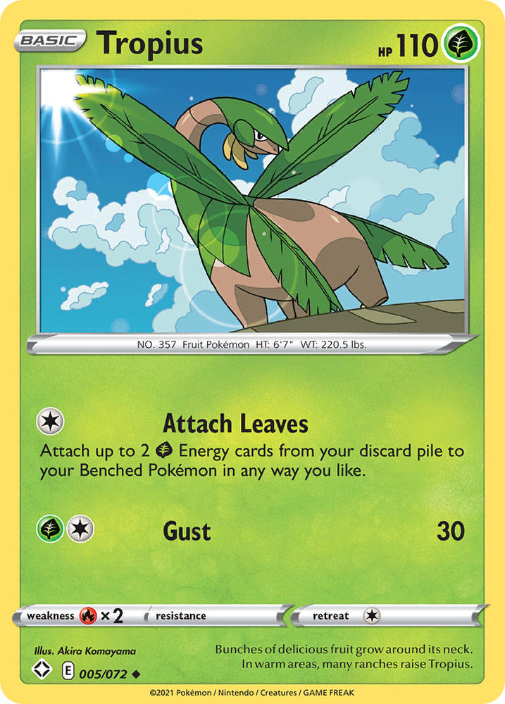 Tropius (5/72) [Sword & Shield: Shining Fates]