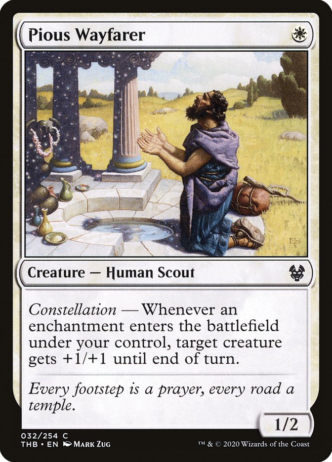 Pious Wayfarer [Theros Beyond Death] (THB 32)