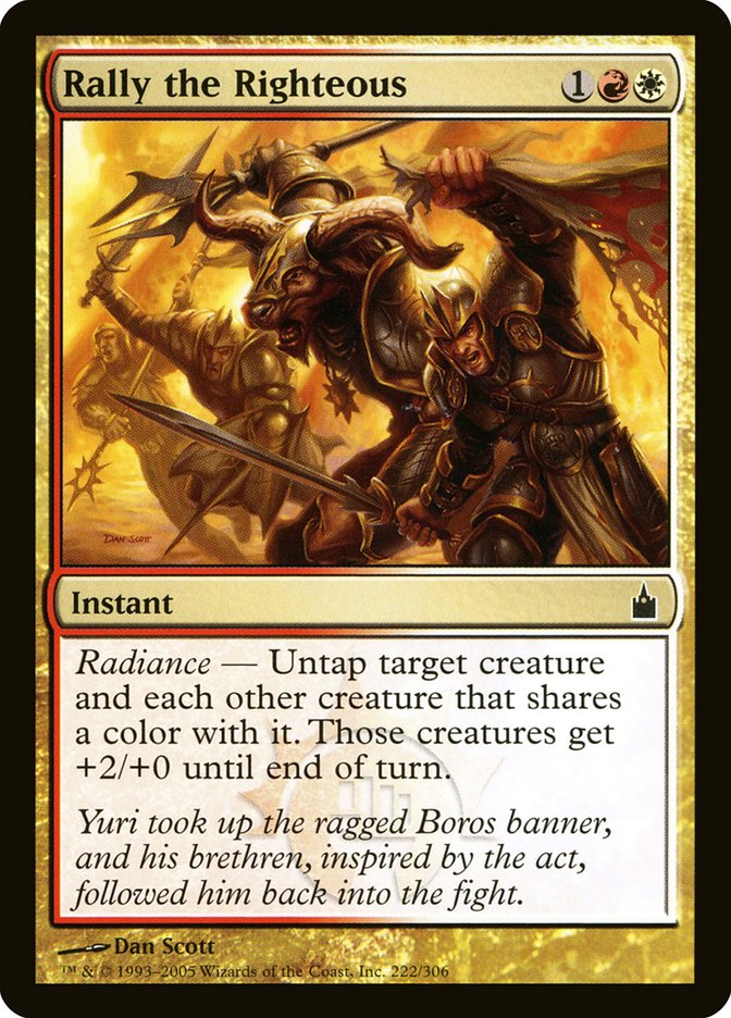 Rally the Righteous [Ravnica: City of Guilds] (RAV 222)