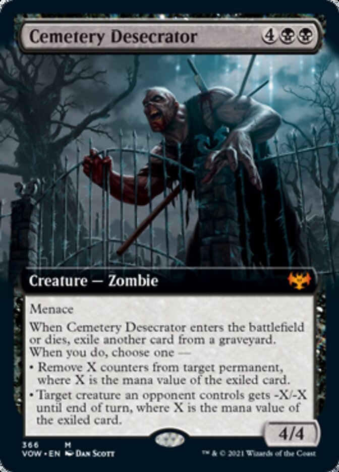 Cemetery Desecrator (Extended) [Innistrad: Crimson Vow] (VOW 366)