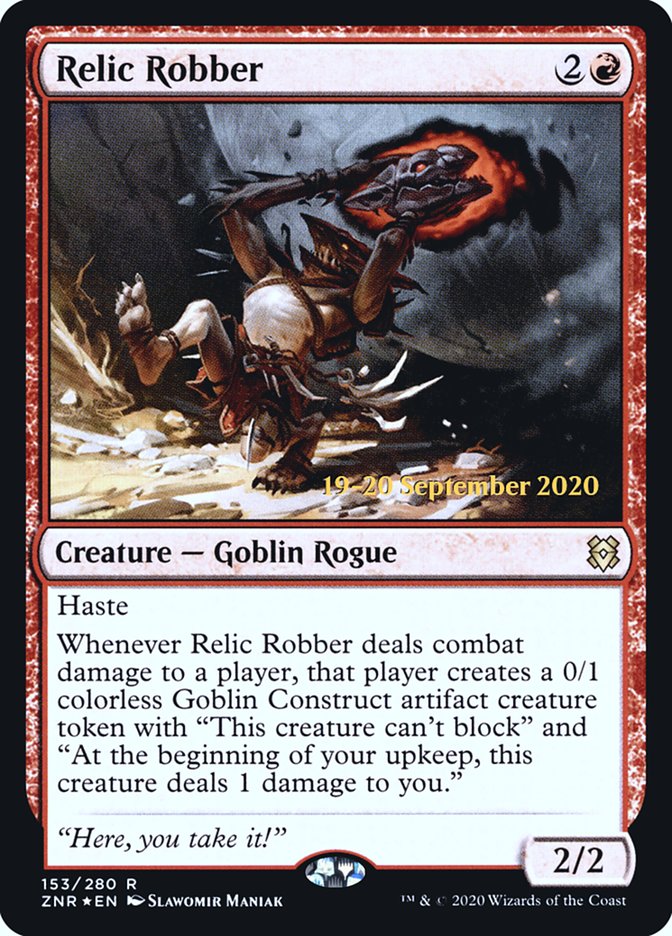 Relic Robber  [Zendikar Rising Prerelease Promos] (PZNR 153S)