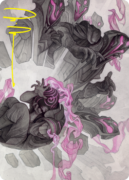 Rise of Extus Art Card (Gold-Stamped Signature) [Strixhaven: School of Mages Art Series] (ASTX 37)