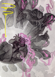 Rise of Extus Art Card (Gold-Stamped Signature) [Strixhaven: School of Mages Art Series] (ASTX 37)