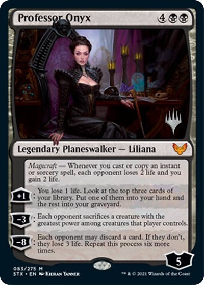 Professor Onyx (Promo Pack) [Strixhaven: School of Mages Promos] (PSTX 83)