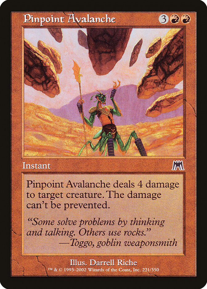 Pinpoint Avalanche [Onslaught] (ONS 221)