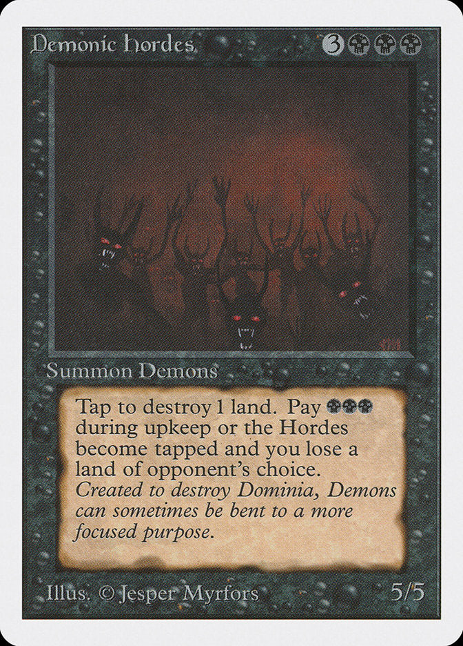 Demonic Hordes [Unlimited Edition] (2ED 104)