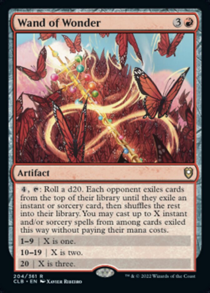 Wand of Wonder [Commander Legends: Battle for Baldur's Gate] (CLB 204)
