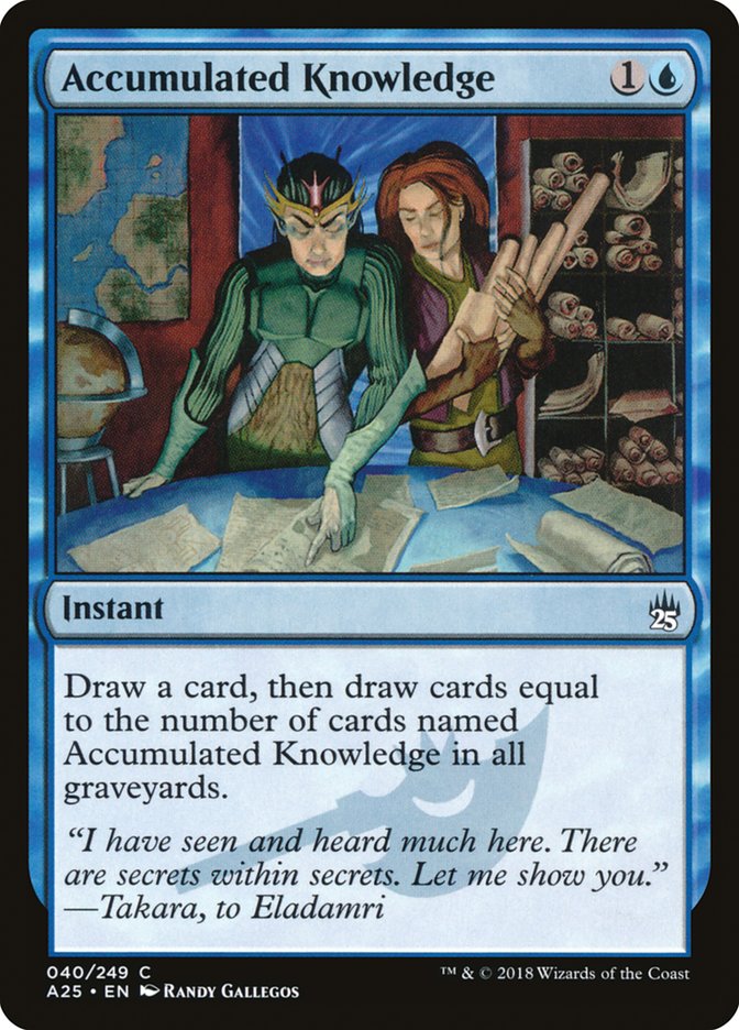 Accumulated Knowledge [Masters 25] (A25 40)