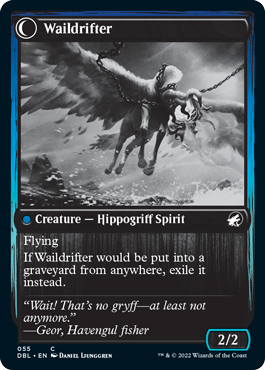 Galedrifter // Waildrifter [Innistrad: Double Feature] (DBL 55)
