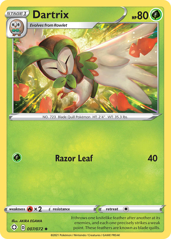 Dartrix (7/72) [Sword & Shield: Shining Fates]