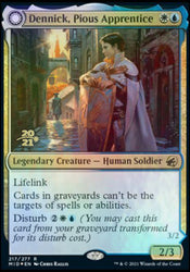 Dennick, Pious Apprentice // Dennick, Pious Apparition [Innistrad: Midnight Hunt Prerelease Promos] (PMID 217)