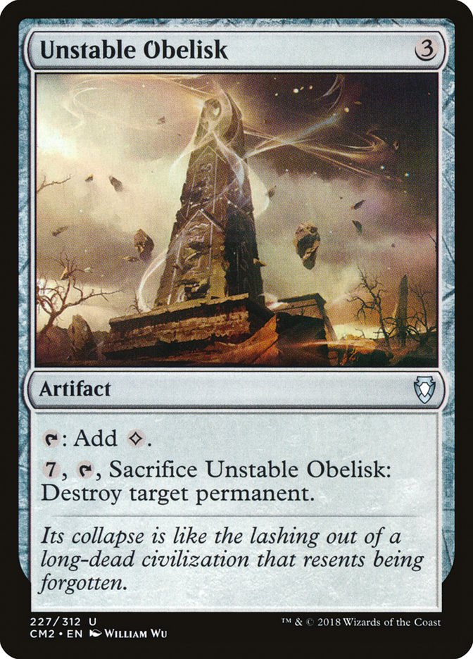 Unstable Obelisk [Commander Anthology Volume II] (CM2 227)