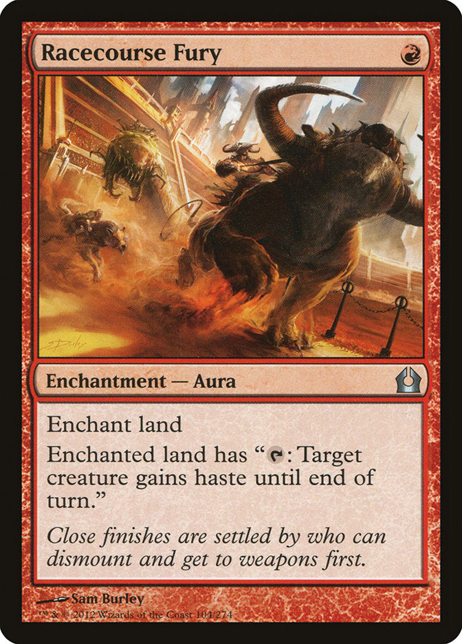 Racecourse Fury [Return to Ravnica] (RTR 104)