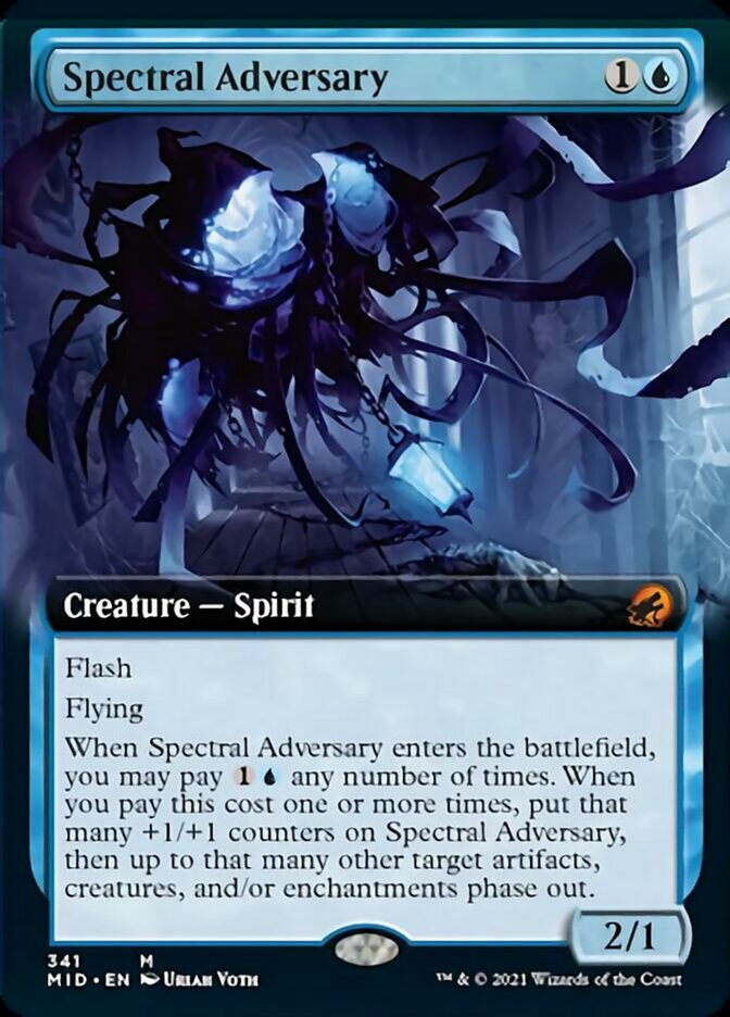 Spectral Adversary (Extended) [Innistrad: Midnight Hunt] (MID 341)
