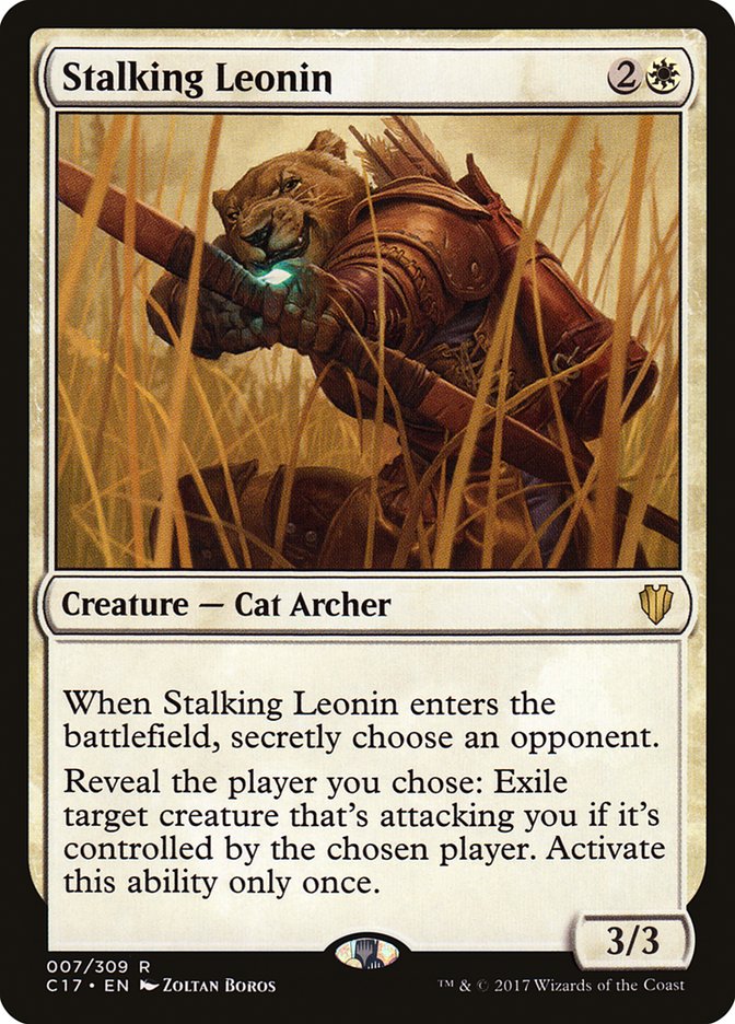 Stalking Leonin [Commander 2017] (C17 7)