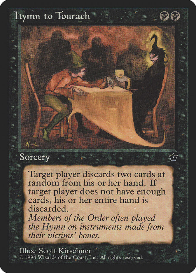 Hymn to Tourach (Scott Kirschner) [Fallen Empires] (FEM 38D)