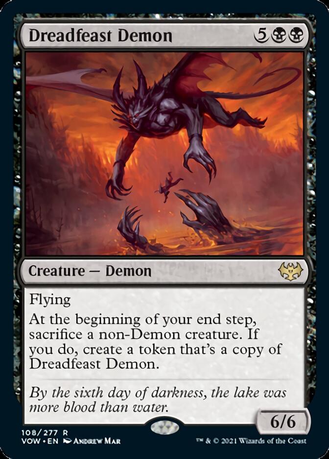 Dreadfeast Demon [Innistrad: Crimson Vow] (VOW 108)