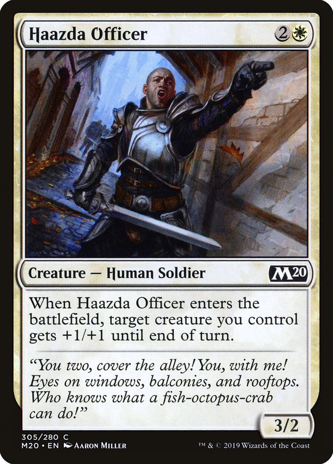 Haazda Officer [Core Set 2020] (M20 305)