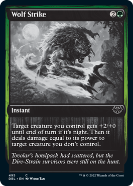 Wolf Strike [Innistrad: Double Feature] (DBL 495)