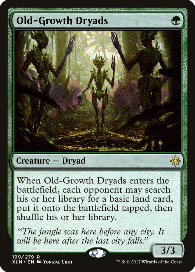 Old-Growth Dryads [Ixalan] (XLN 199)