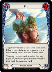Pry (Yellow) [EVR129] 1st Edition Rainbow Foil