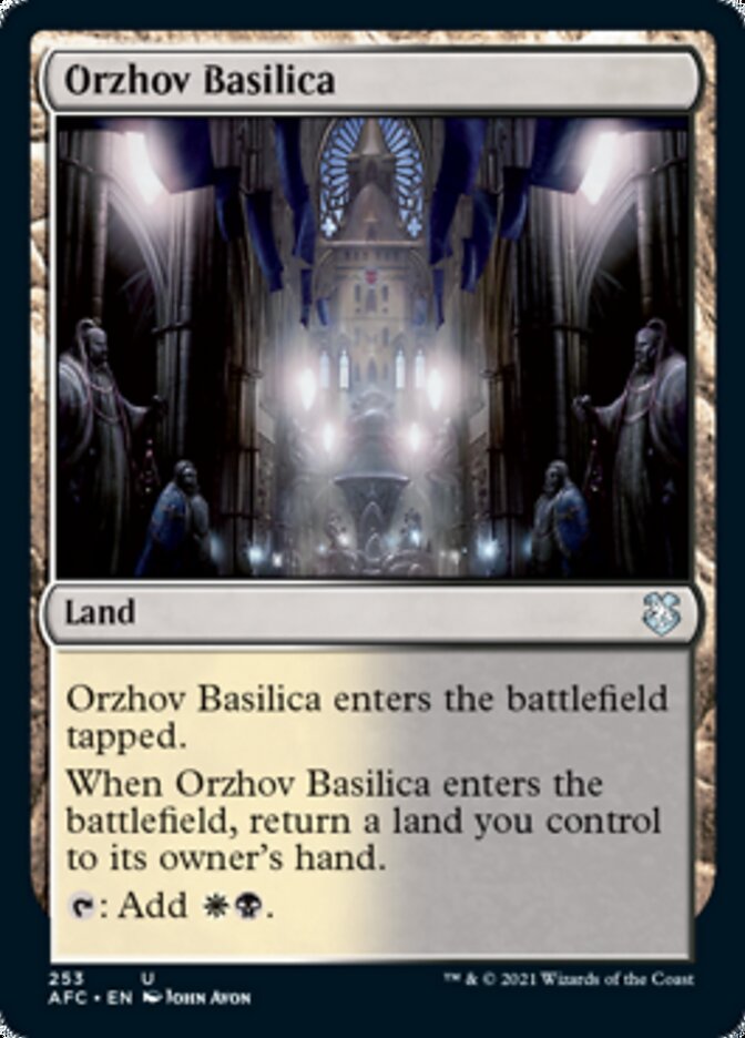 Orzhov Basilica [Dungeons & Dragons: Adventures in the Forgotten Realms Commander] (AFC 253)