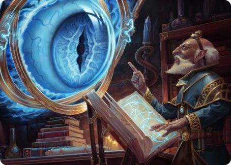 Contact Other Plane Art Card [Dungeons & Dragons: Adventures in the Forgotten Realms Art Series] (AAFR 37)