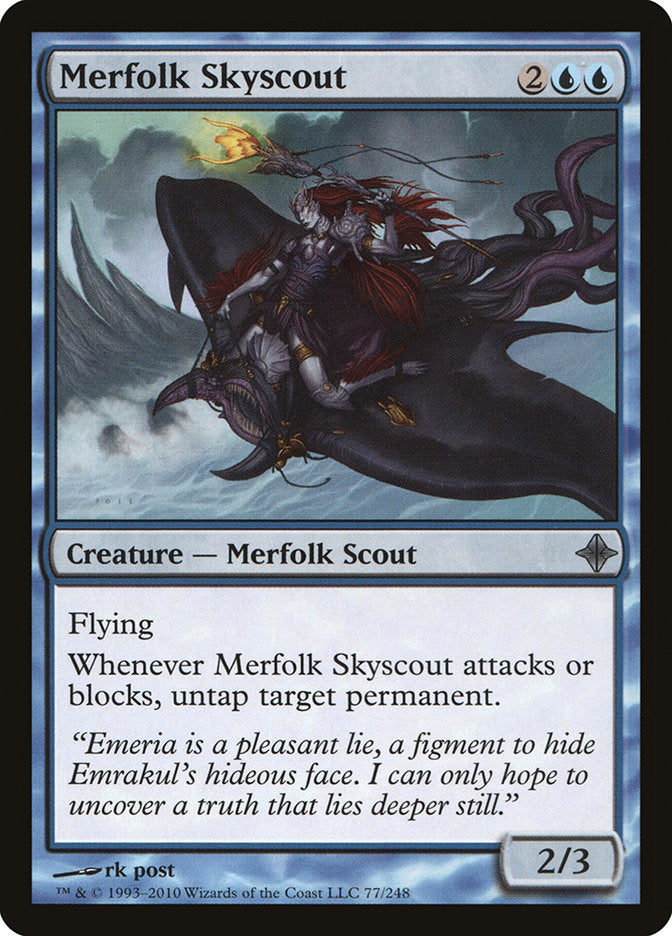 Merfolk Skyscout [Rise of the Eldrazi] (ROE 77)
