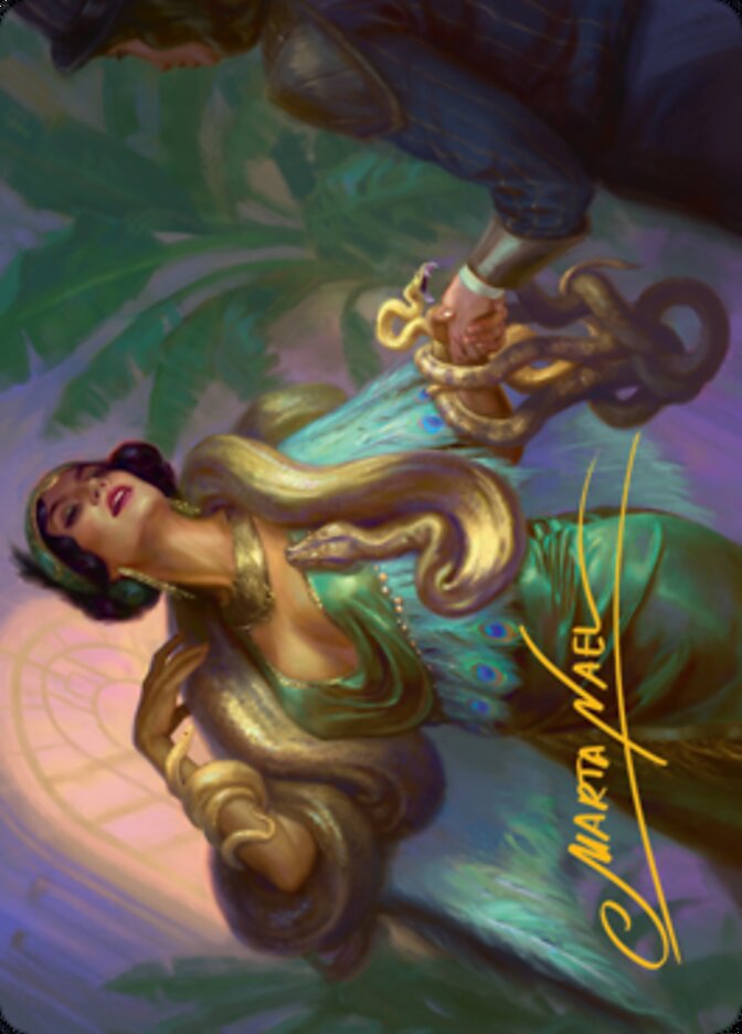 Venom Connoisseur Art Card (Gold-Stamped Signature) [Streets of New Capenna Art Series] (ASNC 21)