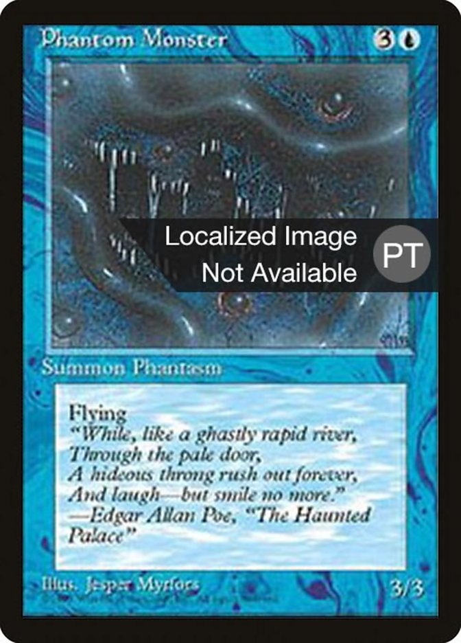 Phantom Monster [Fourth Edition Foreign Black Border] (4BB 90)