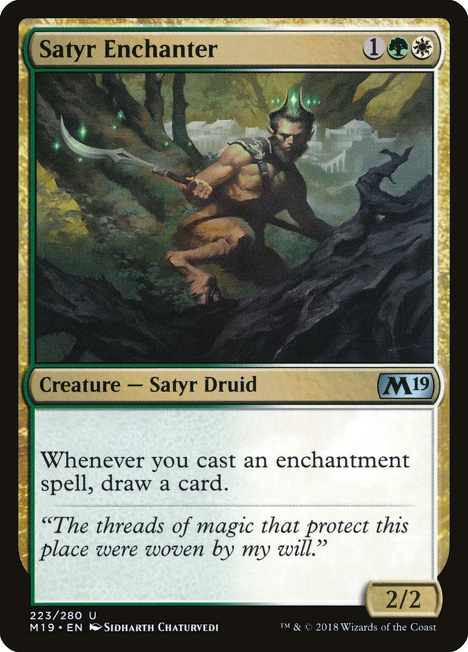 Satyr Enchanter [Core Set 2019] (M19 223)