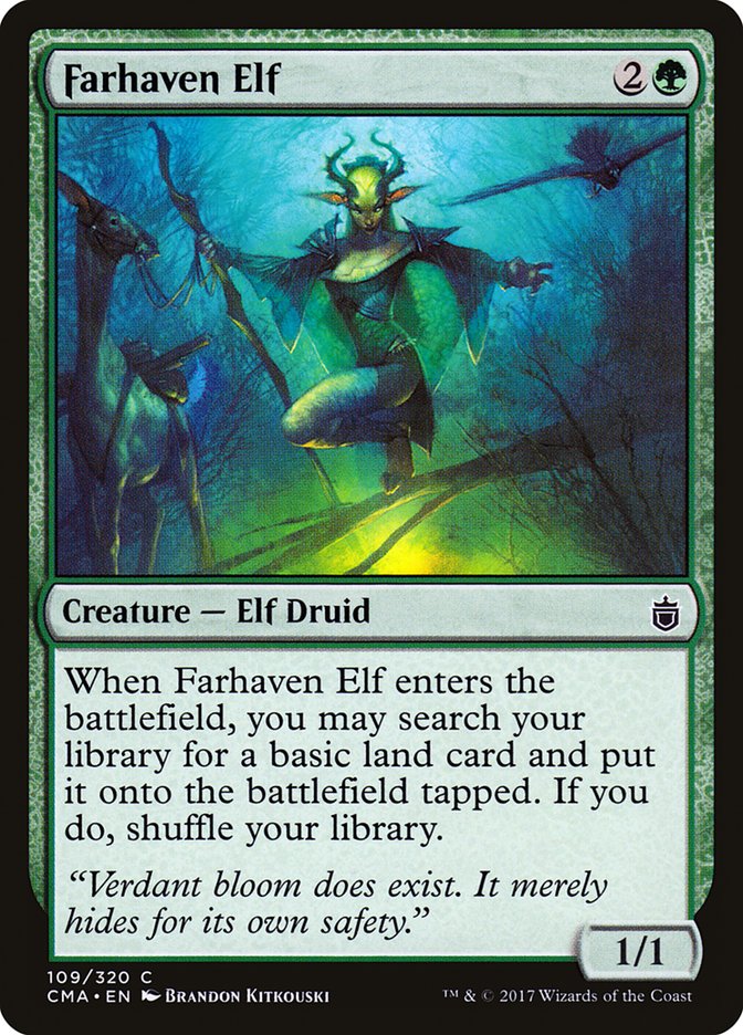Farhaven Elf [Commander Anthology] (CMA 109)