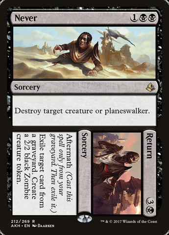 Never // Return [Amonkhet] (AKH 212)