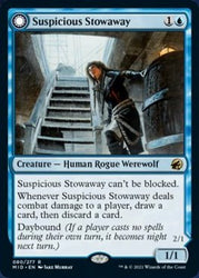 Suspicious Stowaway // Seafaring Werewolf [Innistrad: Midnight Hunt] (MID 80)