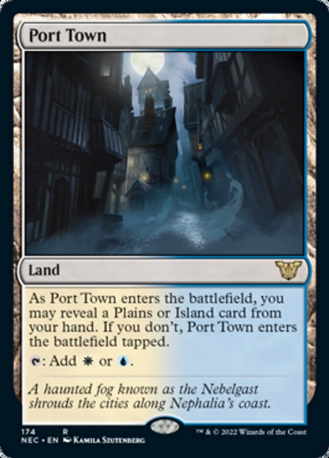 Port Town [Kamigawa: Neon Dynasty Commander] (NEC 174)