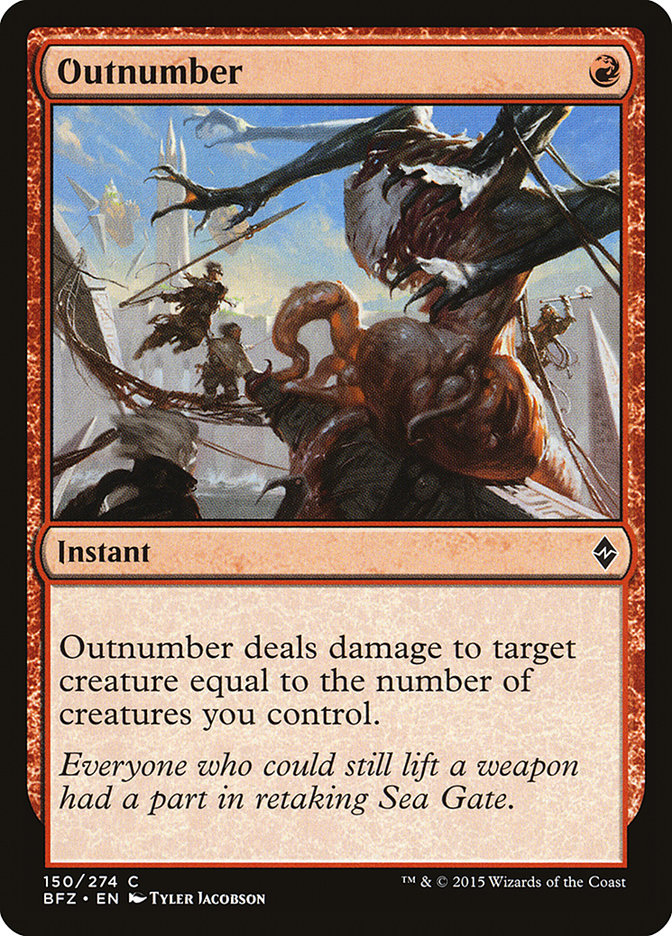 Outnumber [Battle for Zendikar] (BFZ 150)