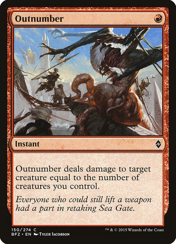 Outnumber [Battle for Zendikar] (BFZ 150)