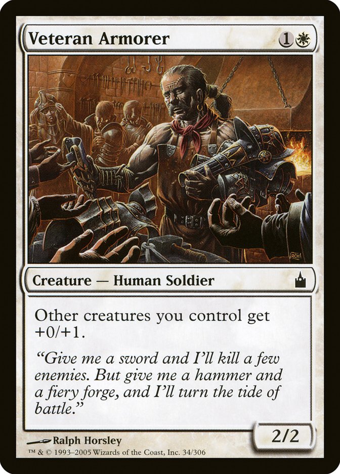 Veteran Armorer [Ravnica: City of Guilds] (RAV 34)