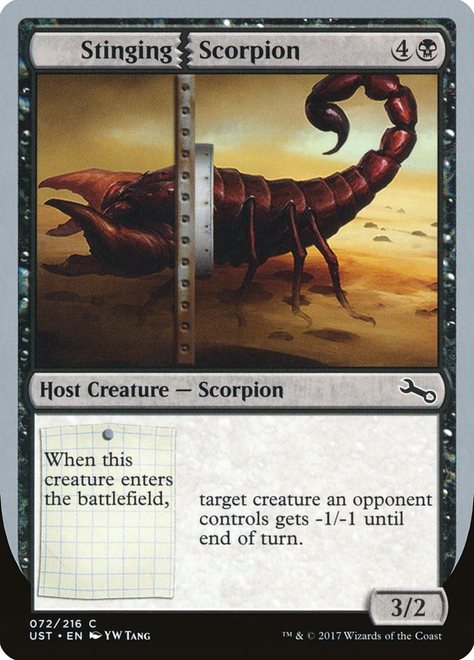 Stinging Scorpion [Unstable] (UST 72)