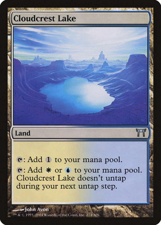 Cloudcrest Lake [Champions of Kamigawa] (CHK 274)