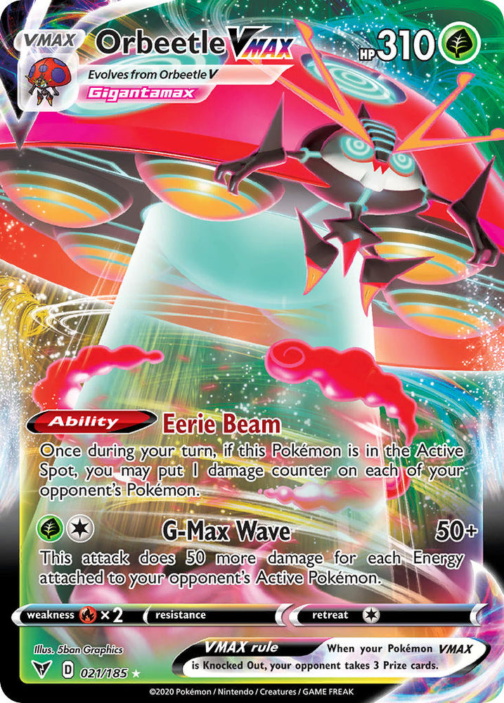 Orbeetle VMAX (21) [Sword & Shield: Vivid Voltage]