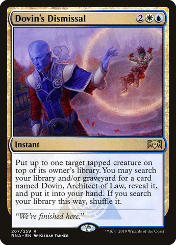 Dovin's Dismissal [Ravnica Allegiance] (RNA 267)