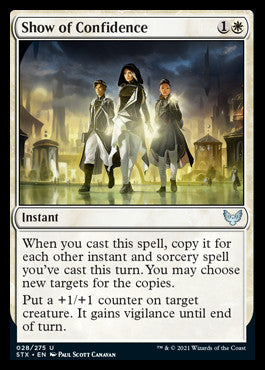 Show of Confidence [Strixhaven: School of Mages] (STX 28)