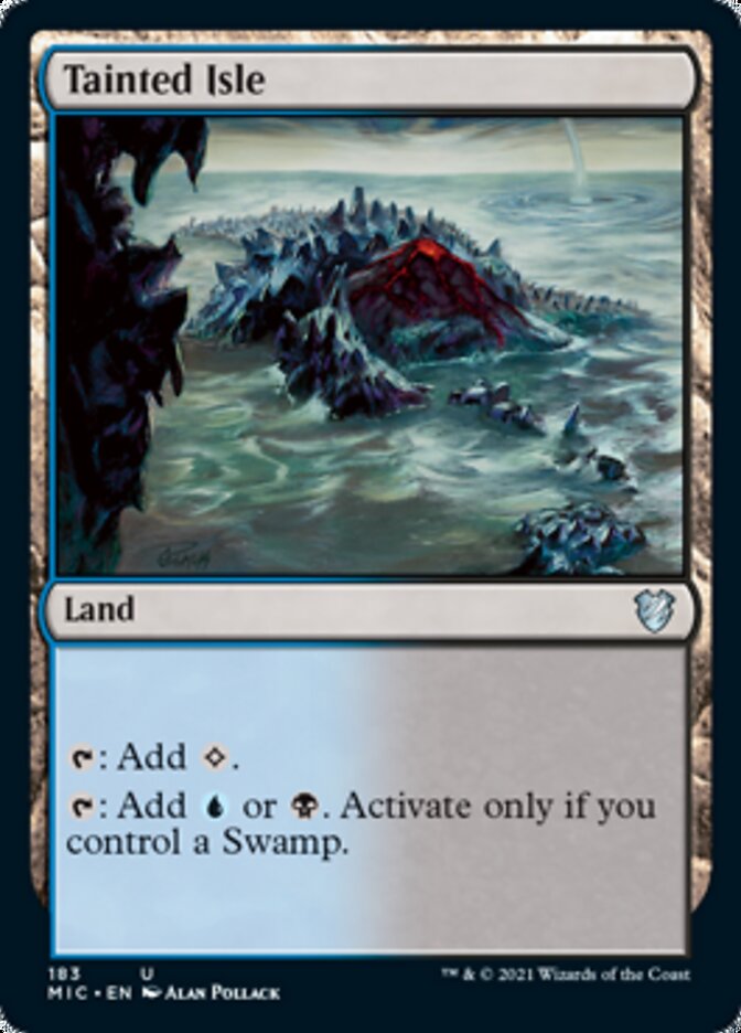 Tainted Isle [Innistrad: Midnight Hunt Commander] (MIC 183)