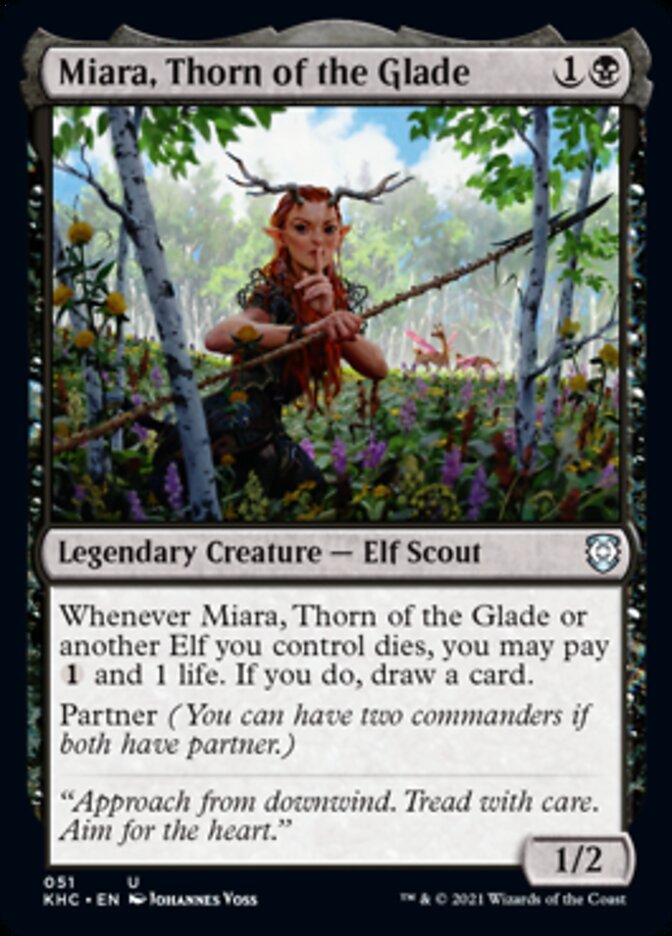 Miara, Thorn of the Glade [Kaldheim Commander] (KHC 51)